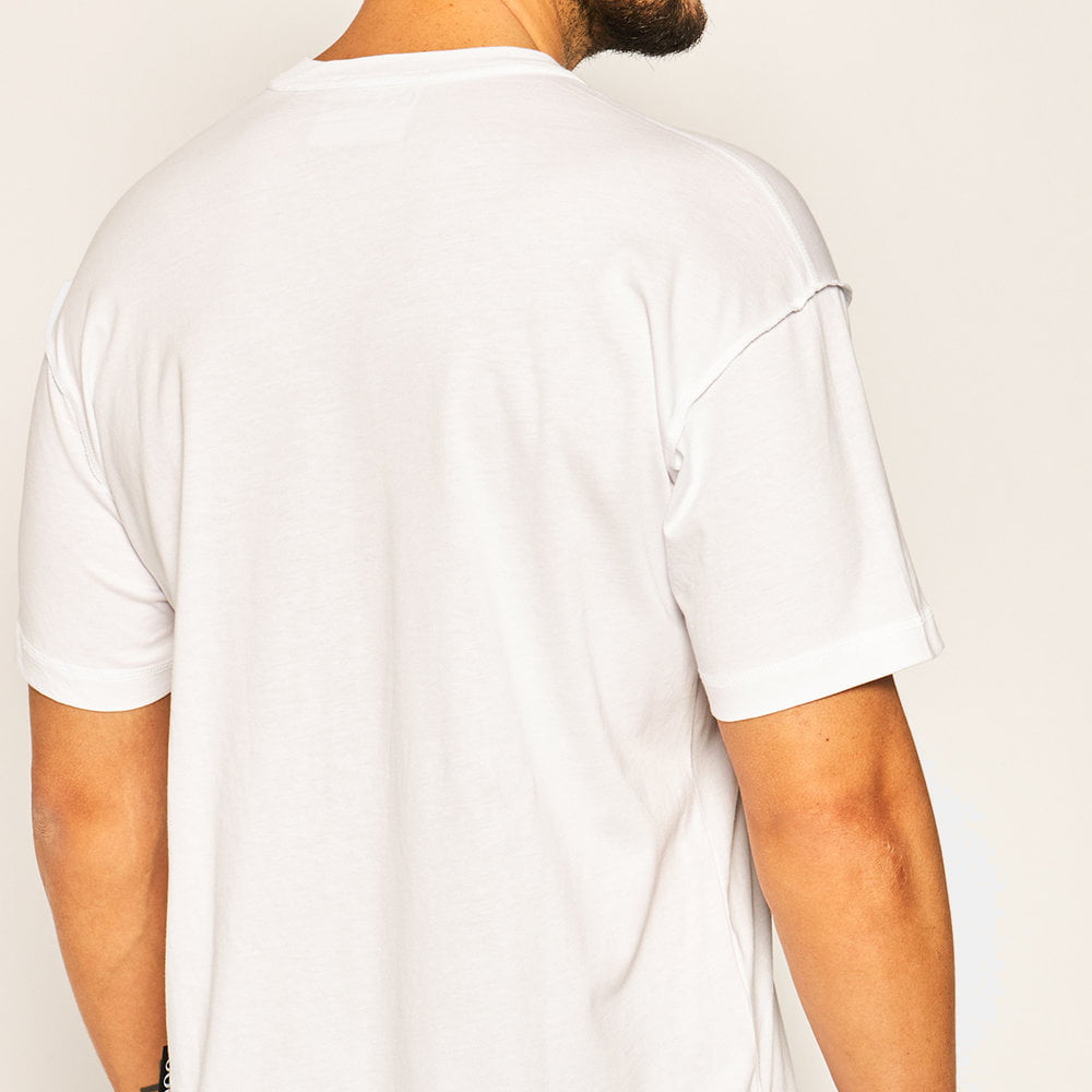 Versace T Shirt B3gvb7ea Whi Gold Branco Dourado Shot1