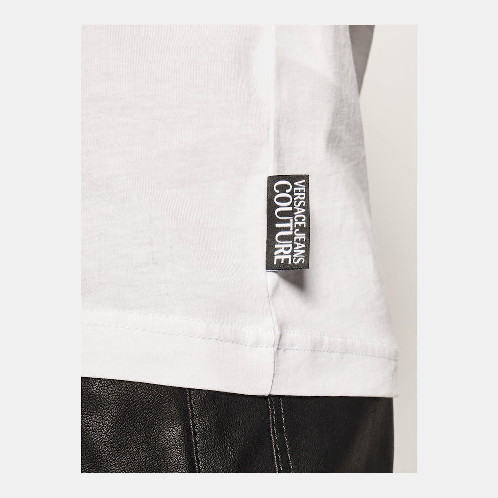 Versace T Shirt B3gvb7ka Whi Gold Branco Dourado Shot12