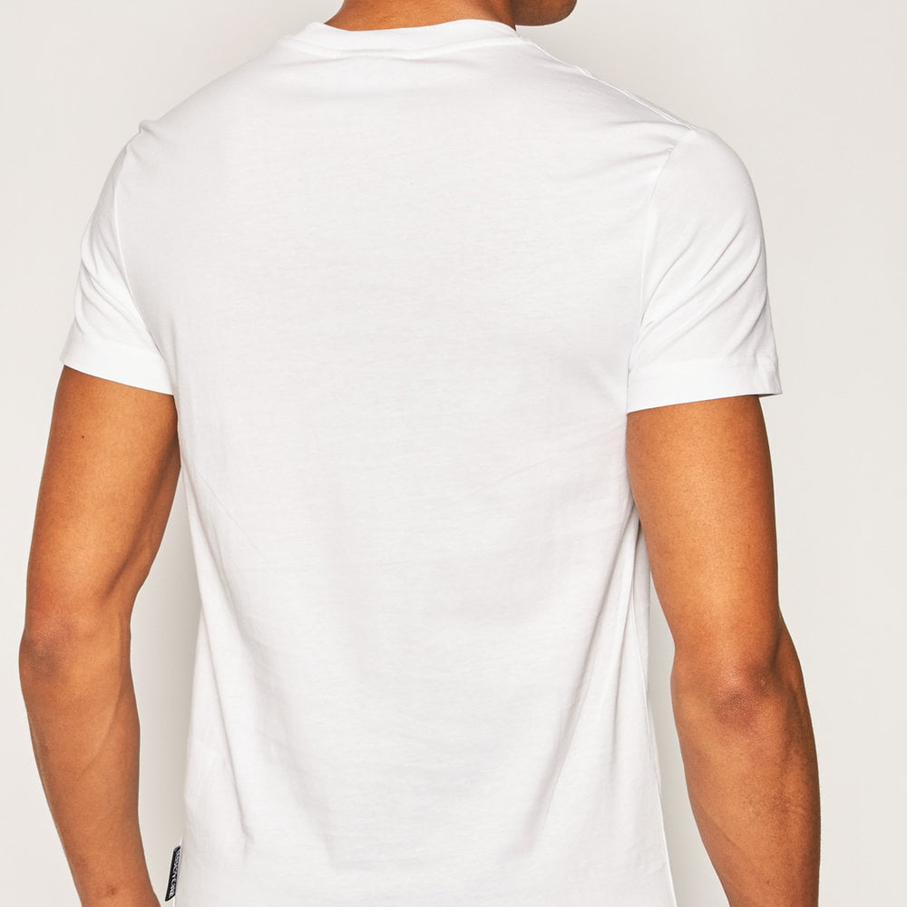 Versace T Shirt B3gvb7ka Whi Gold Branco Dourado Shot7