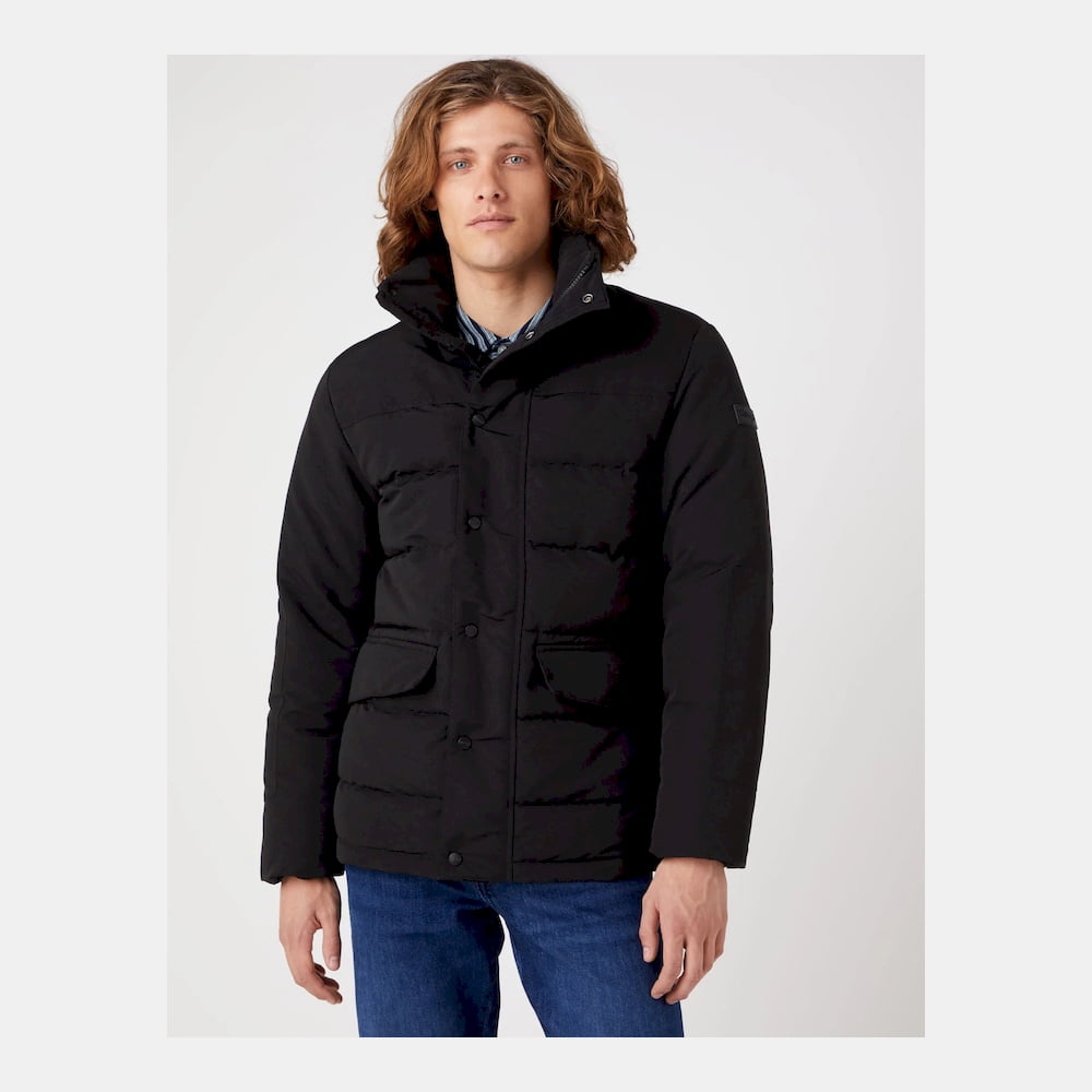 Wrangler Blusao Jackets W4b2ww Black Preto Shot1
