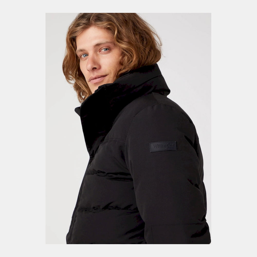 Wrangler Blusao Jackets W4b2ww Black Preto Shot4
