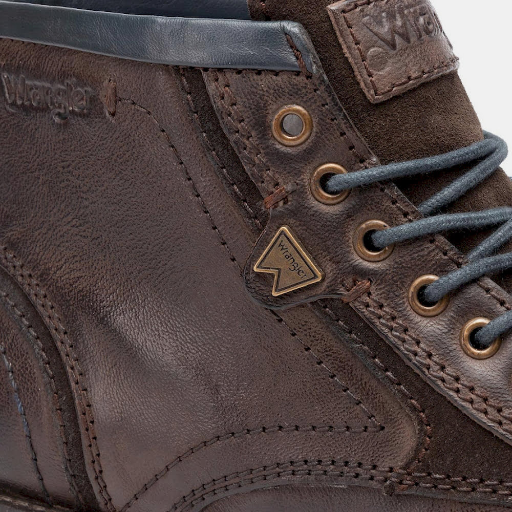 Wrangler Botas Boots Boogie Mid Dk.brown Castanho Escuro Shot10