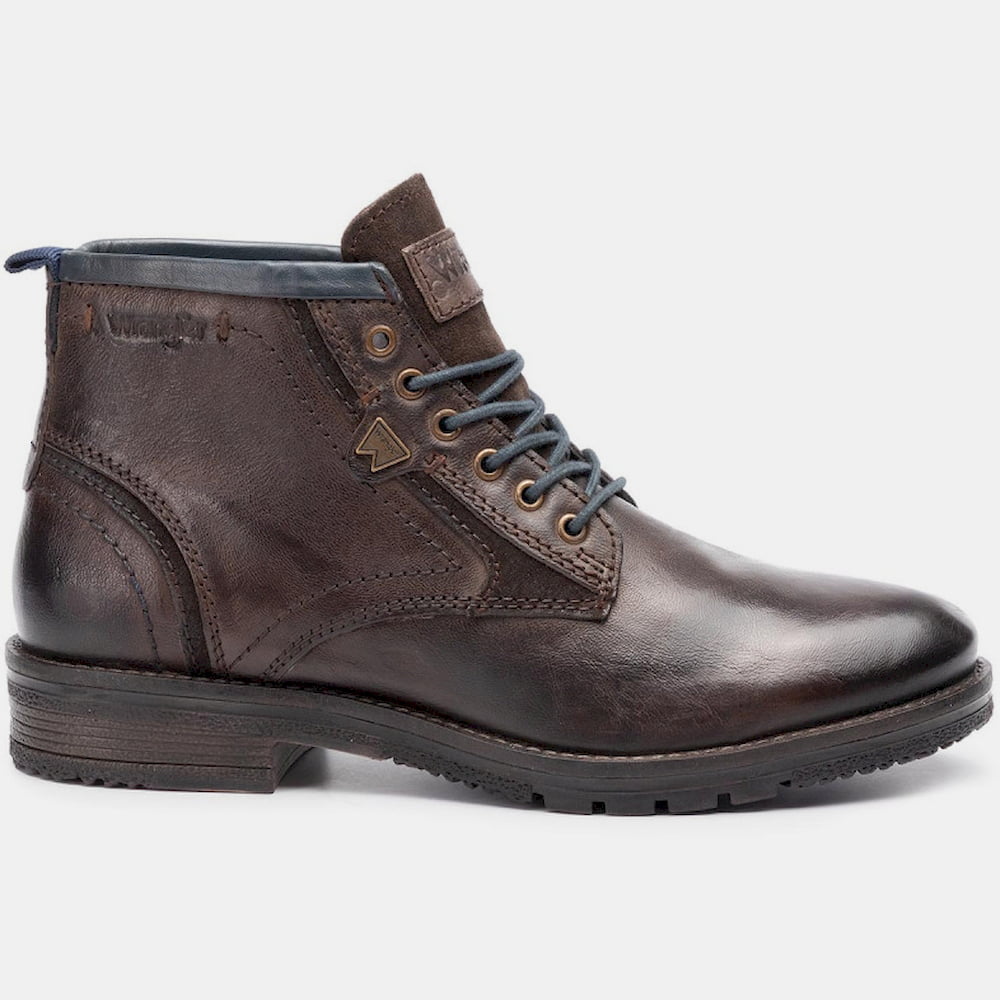Wrangler Botas Boots Boogie Mid Dk.brown Castanho Escuro Shot4