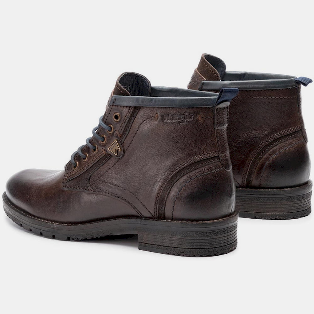 Wrangler Botas Boots Boogie Mid Dk.brown Castanho Escuro Shot6