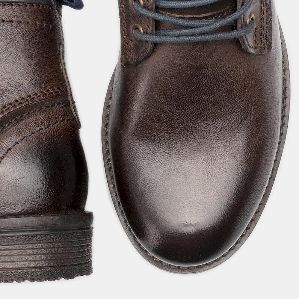 Wrangler Botas Boots Boogie Mid Dk.brown Castanho Escuro Shot8