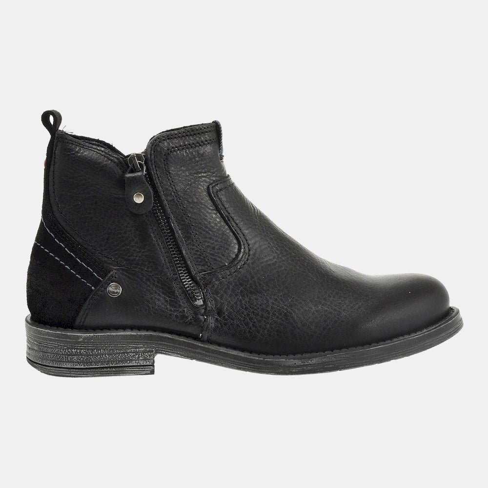 Wrangler Botas Boots Cliff Zip Black Preto Shot2