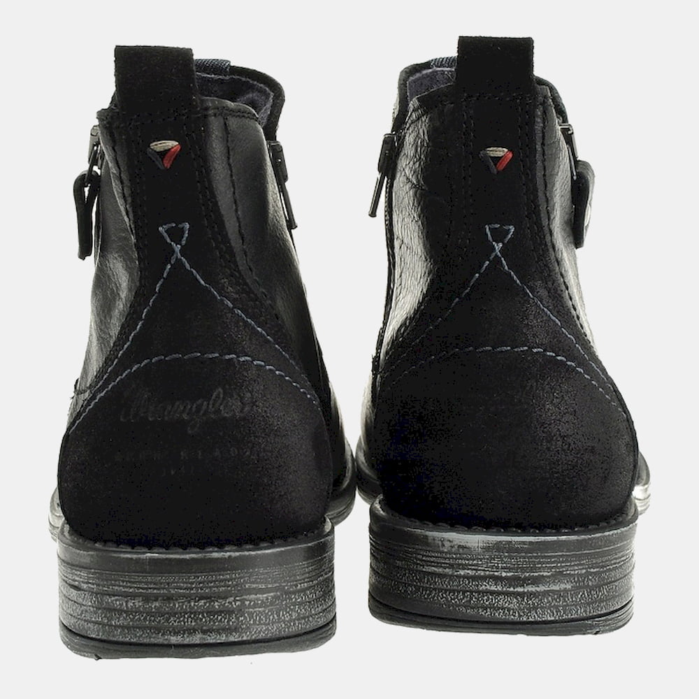 Wrangler Botas Boots Cliff Zip Black Preto Shot6