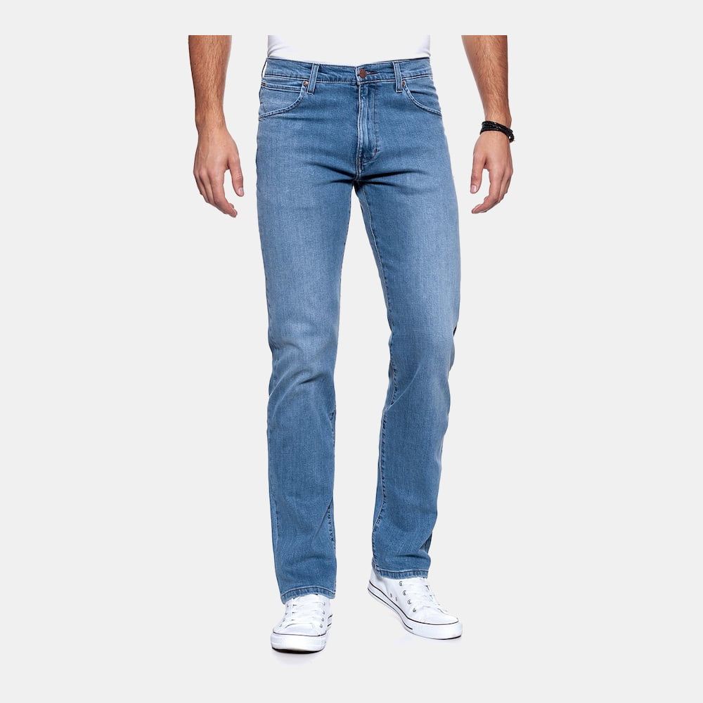 Wrangler Calças Trousers W12onj91n Denim Denim Shot12
