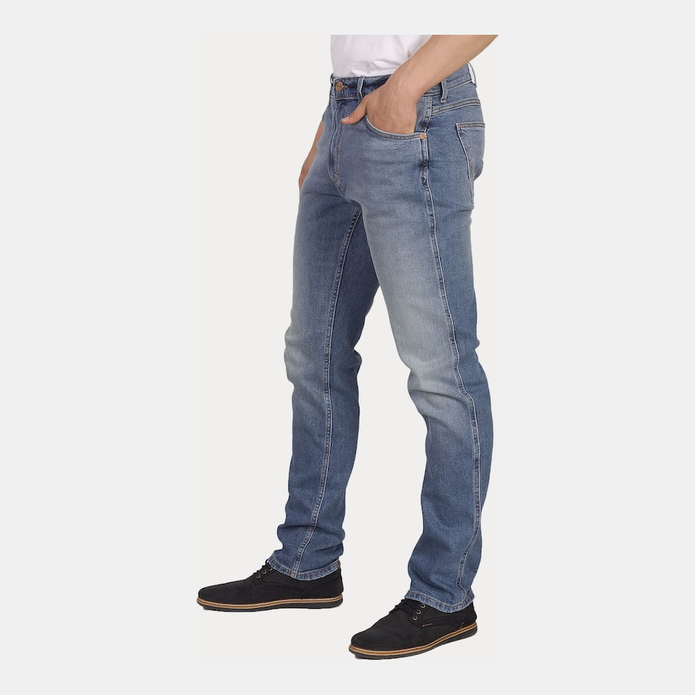 Wrangler Calças Trousers W15q23093 Denim Denim Shot6