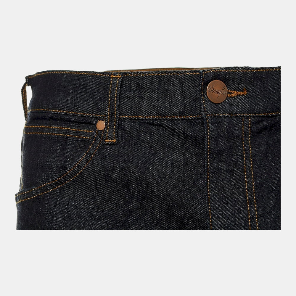 Wrangler Calças Trousers W15qp690a Dk.denim Denim Escuro Shot2