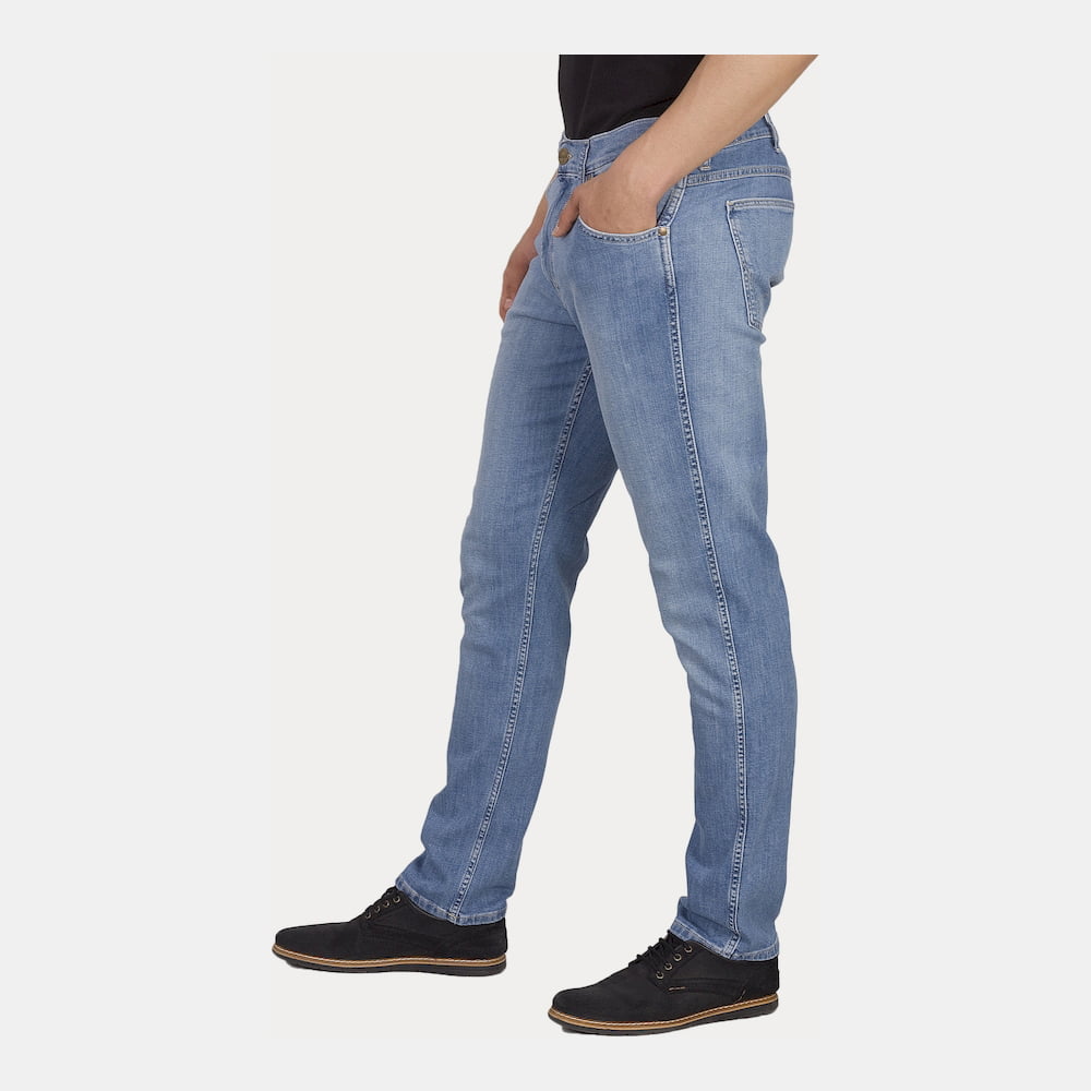 Wrangler Calças Trousers W15qqa20l Lt.denim Light Denim Shot2