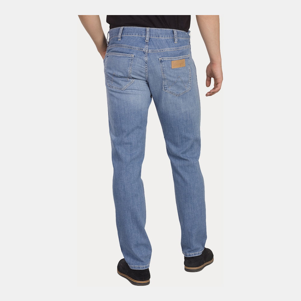Wrangler Calças Trousers W15qqa20l Lt.denim Light Denim Shot6
