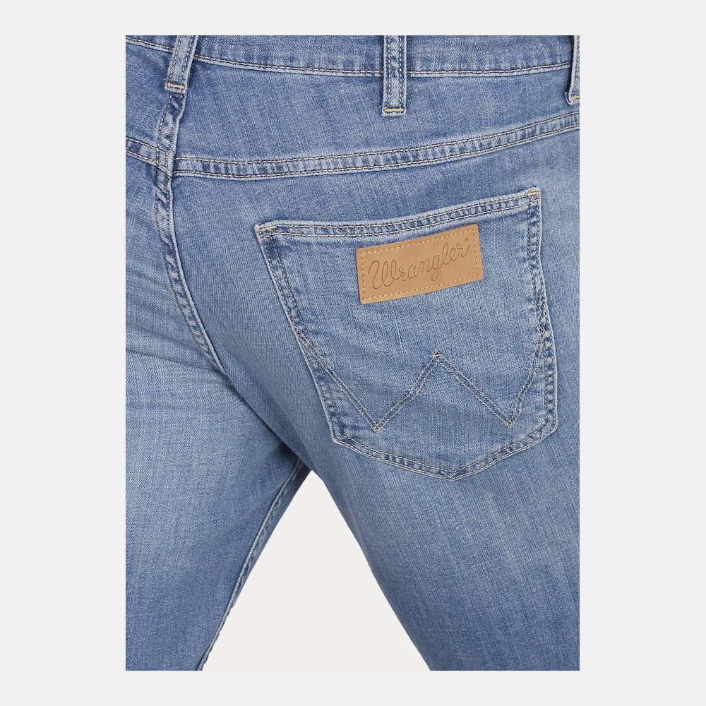 Wrangler Calças Trousers W15qqa20l Lt.denim Light Denim Shot8