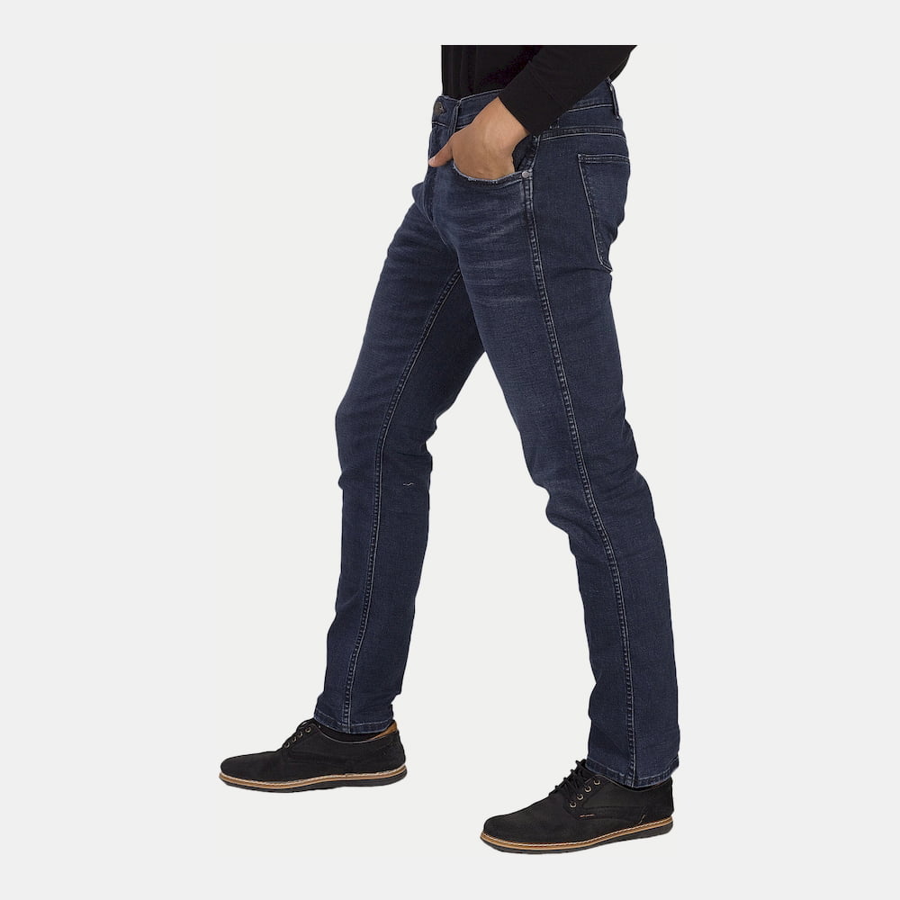 Wrangler Calças Trousers W15qtb77h Denim Denim Shot2