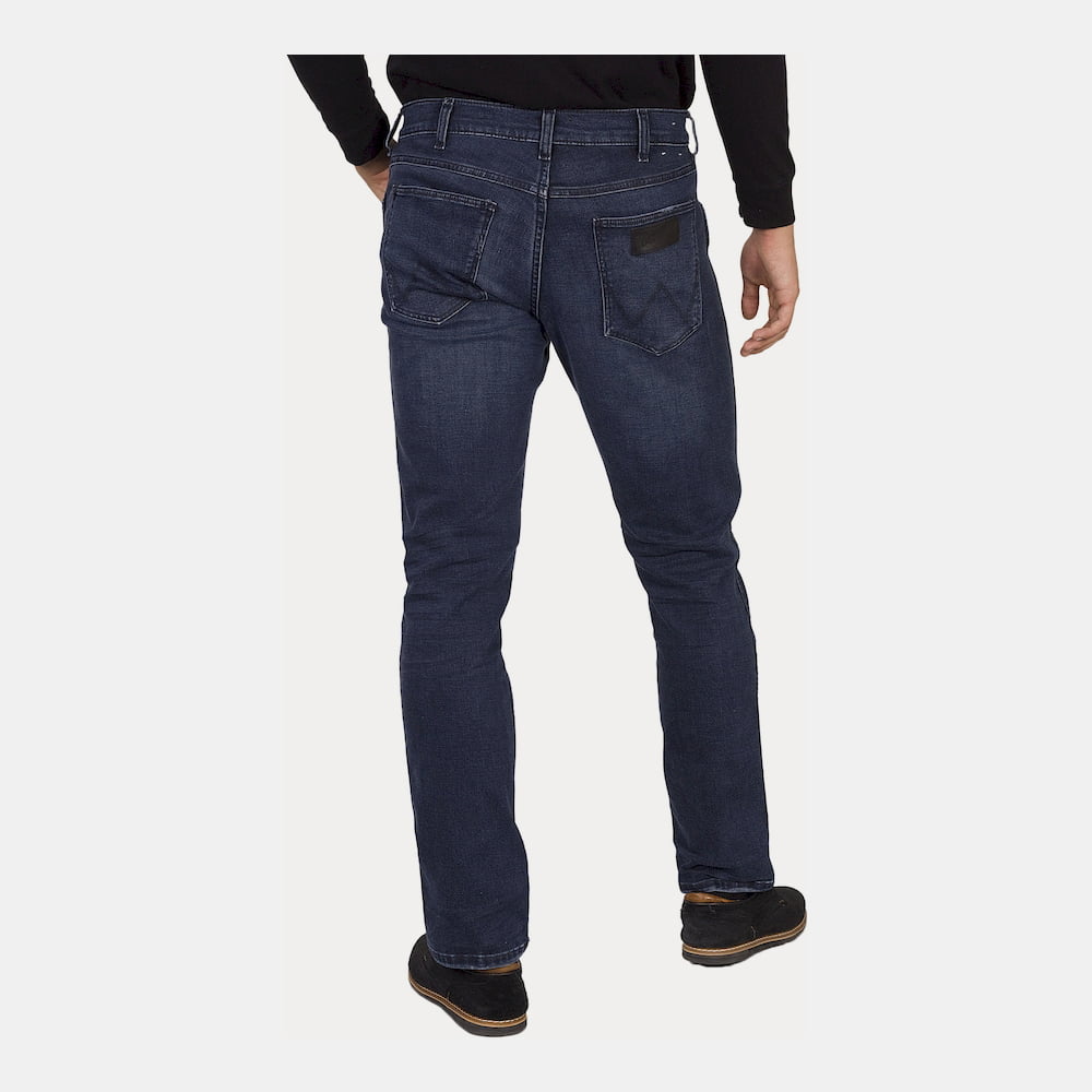 Wrangler Calças Trousers W15qtb77h Denim Denim Shot6