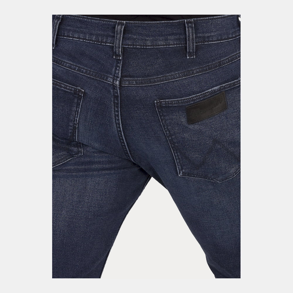Wrangler Calças Trousers W15qtb77h Denim Denim Shot8