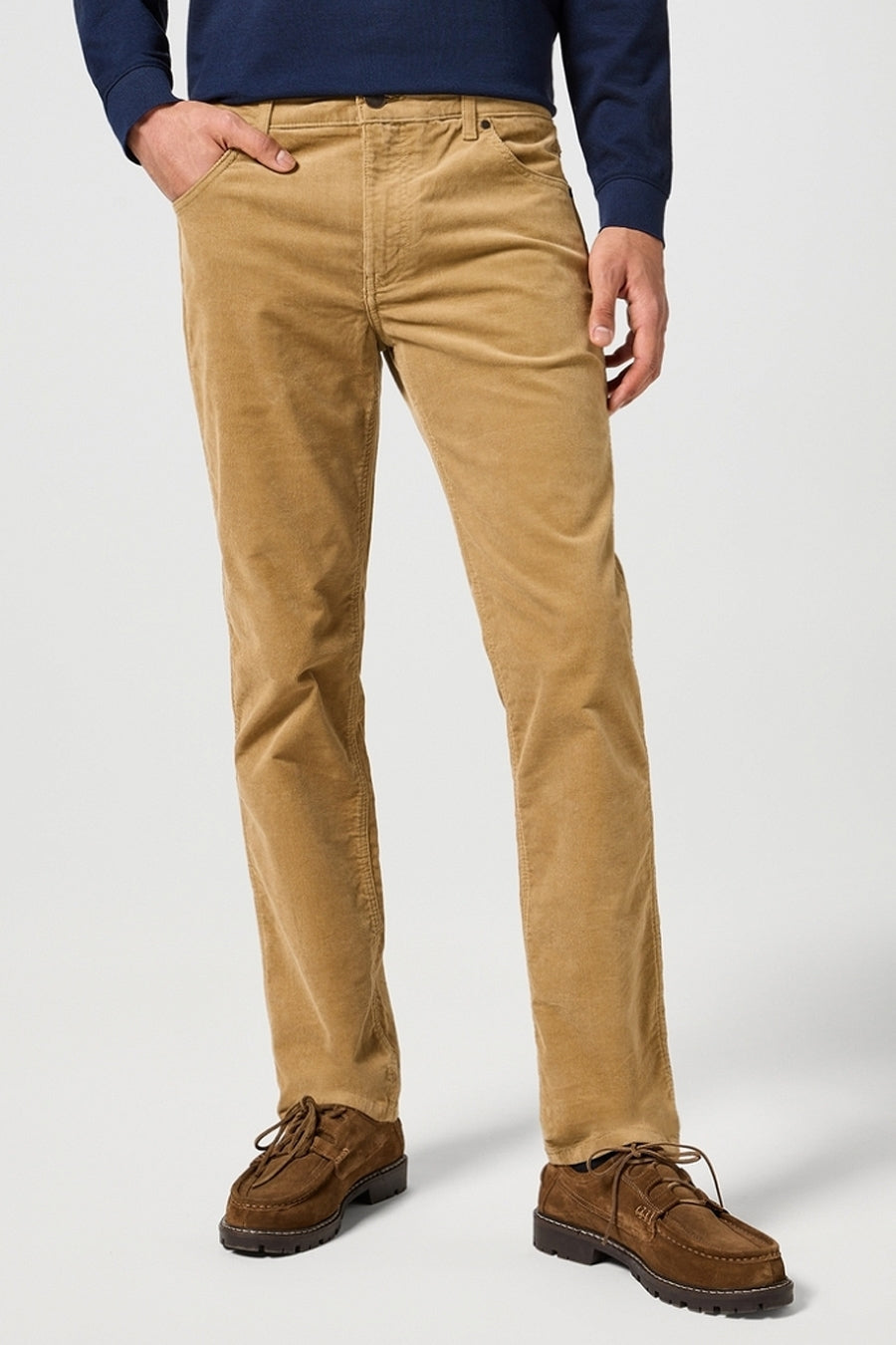 Wrangler Calcas Trousers Greensboro 112 Lt.brown Castanho Claro_shot1