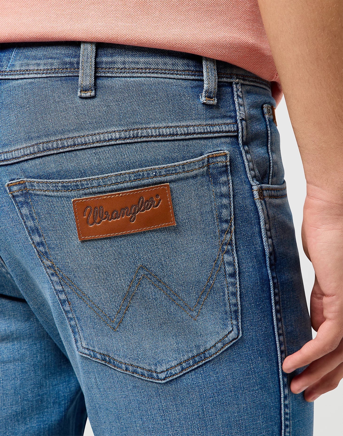 Wrangler Calcas Trousers Texas 11236445 Med. Wash Medium Wash_shot4