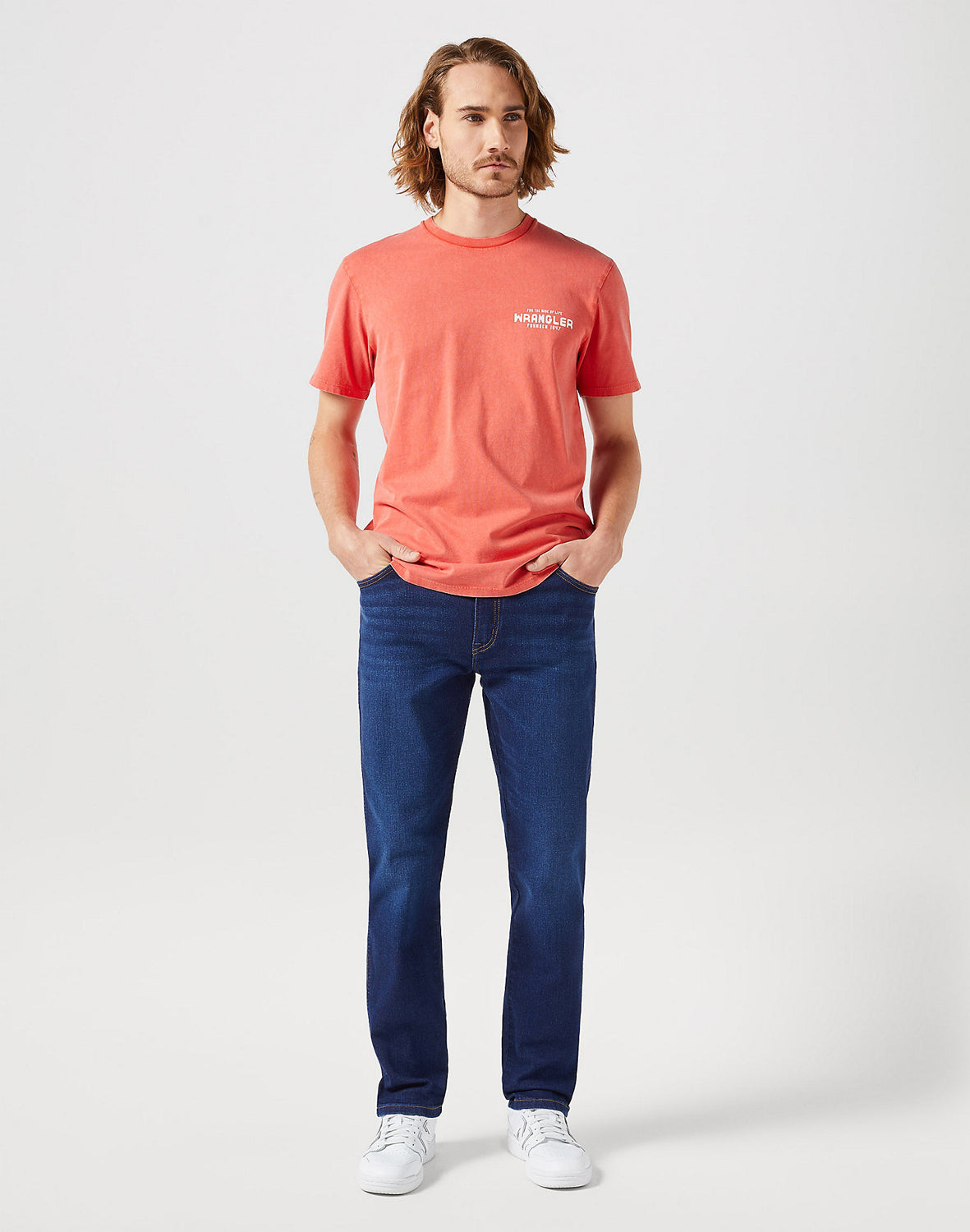 Wrangler Calcas Trousers Texas Night Sh Dark Wash Dark Wash_shot2