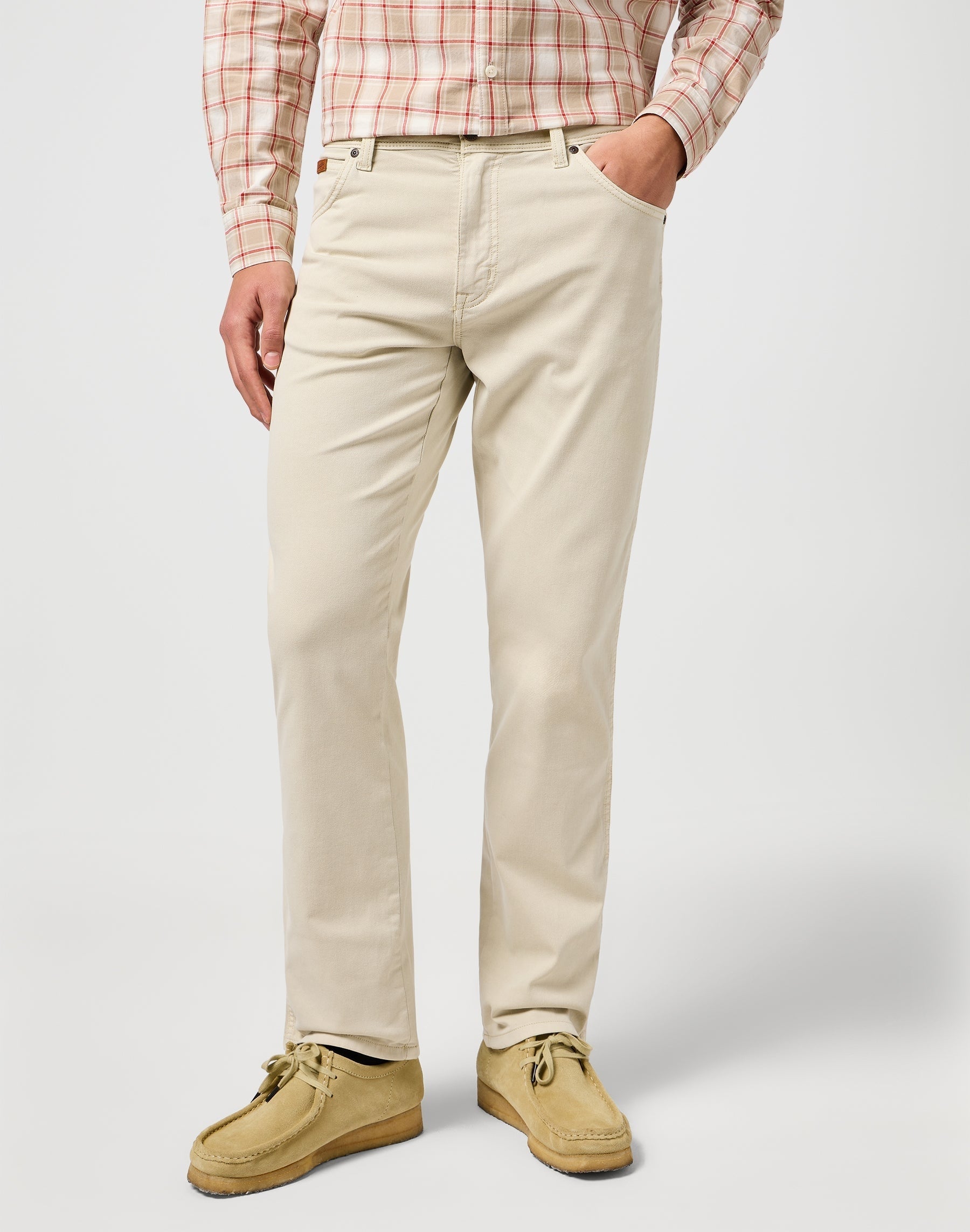 Wrangler Calcas Trousers Texas Twill Pelican Pelican_shot3
