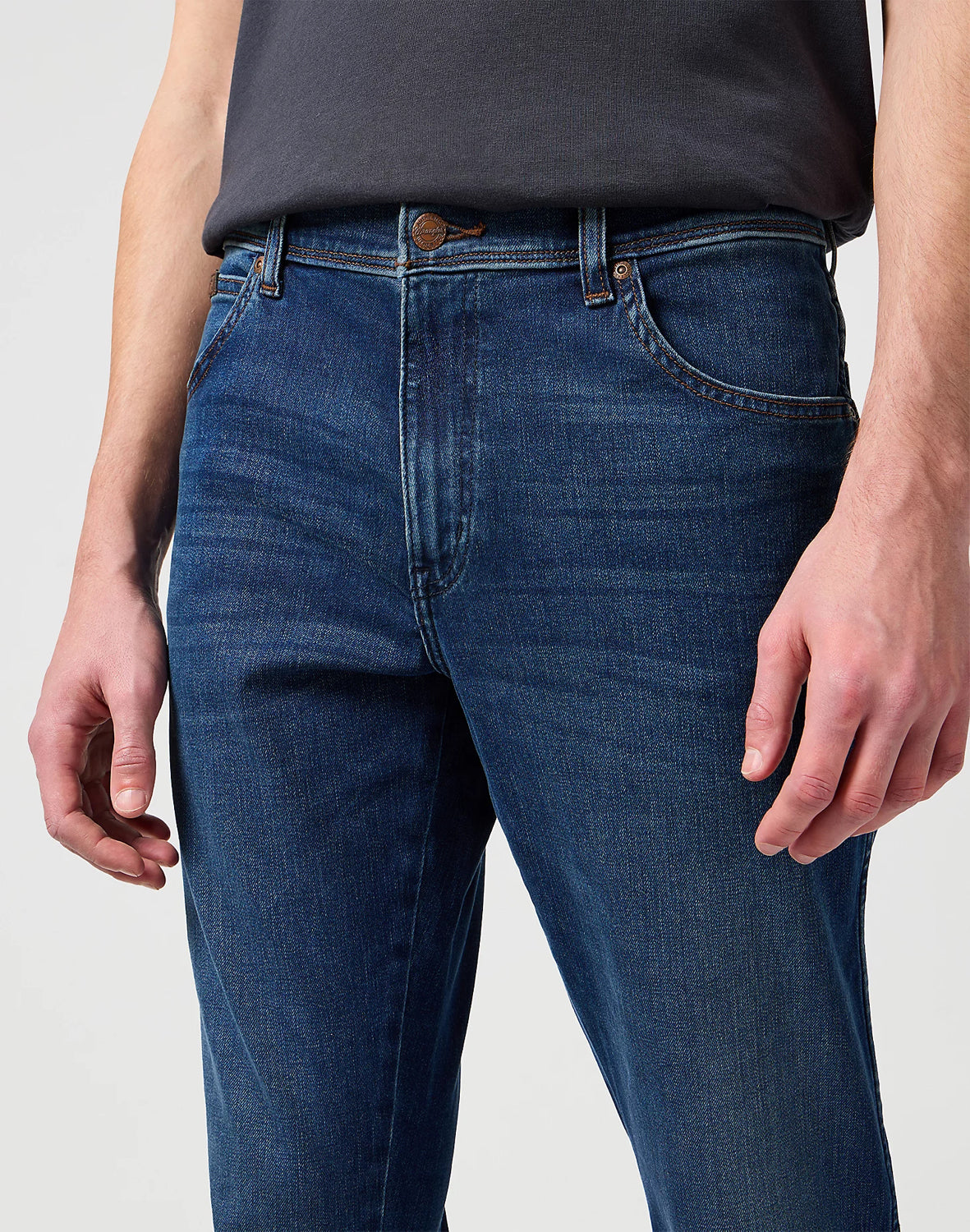 Wrangler Calcas Trousers W12scv39x Denim Blue Denim_shot4