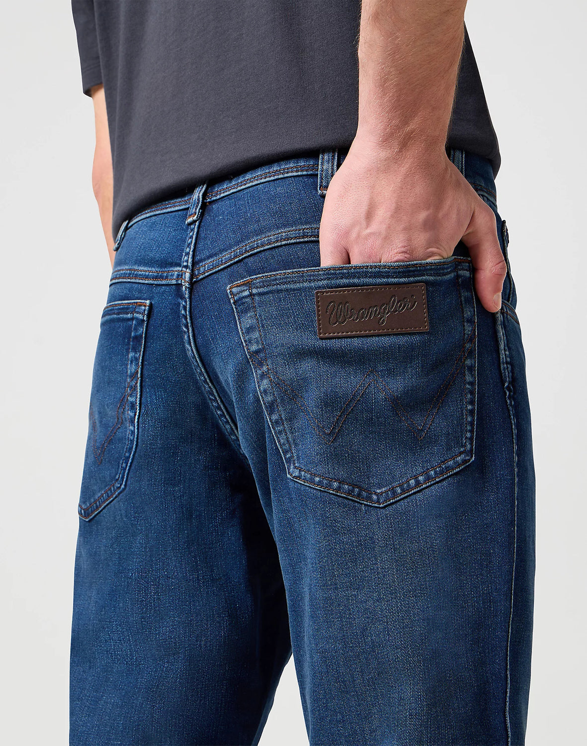 Wrangler Calcas Trousers W12scv39x Denim Blue Denim_shot5