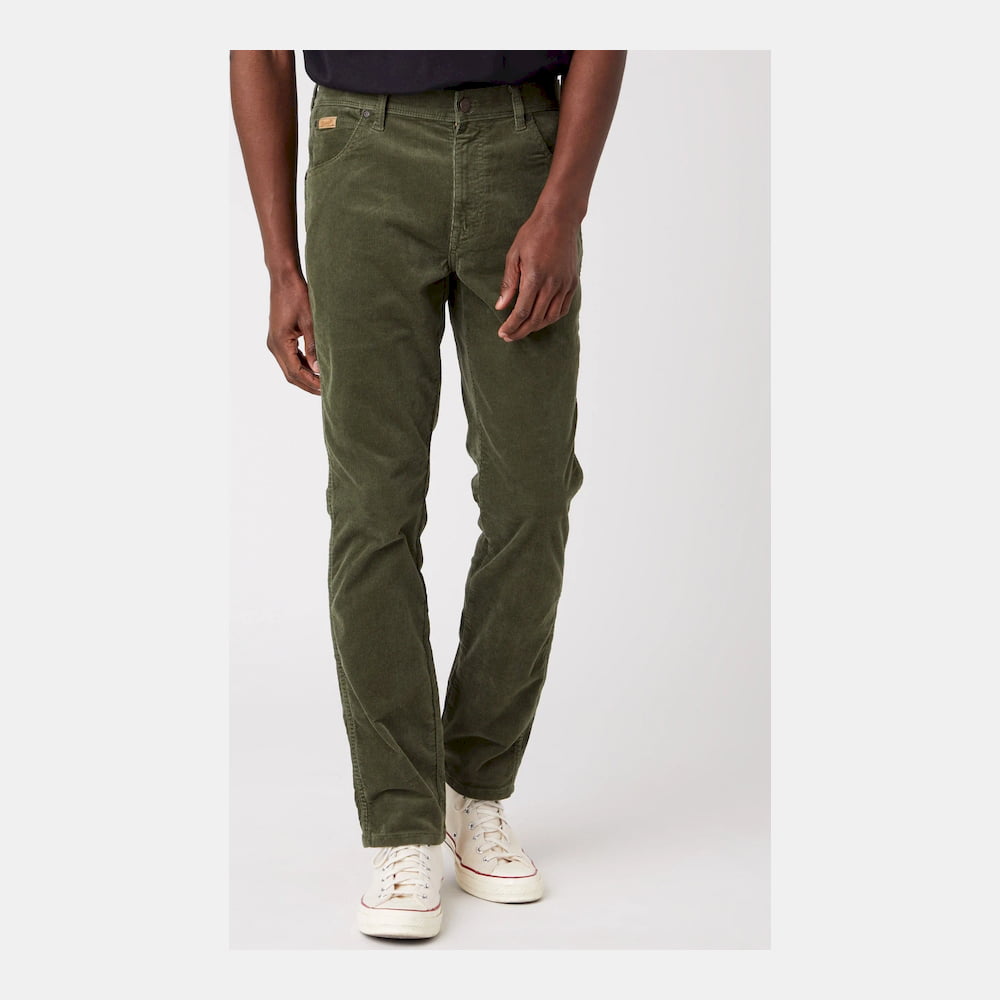 Wrangler Calcas Trousers W12sec Dk.green Verde Escuro Shot1
