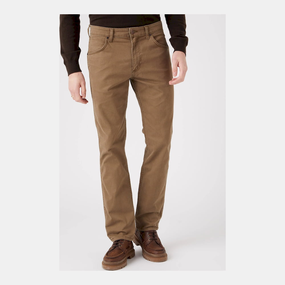 Wrangler Calcas Trousers W15q71 Kaki Kaki Shot1
