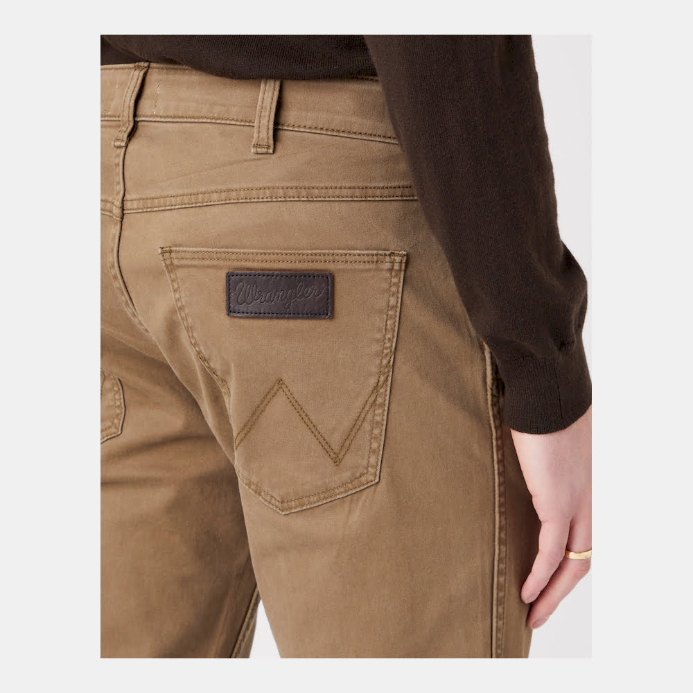 Wrangler Calcas Trousers W15q71 Kaki Kaki Shot4