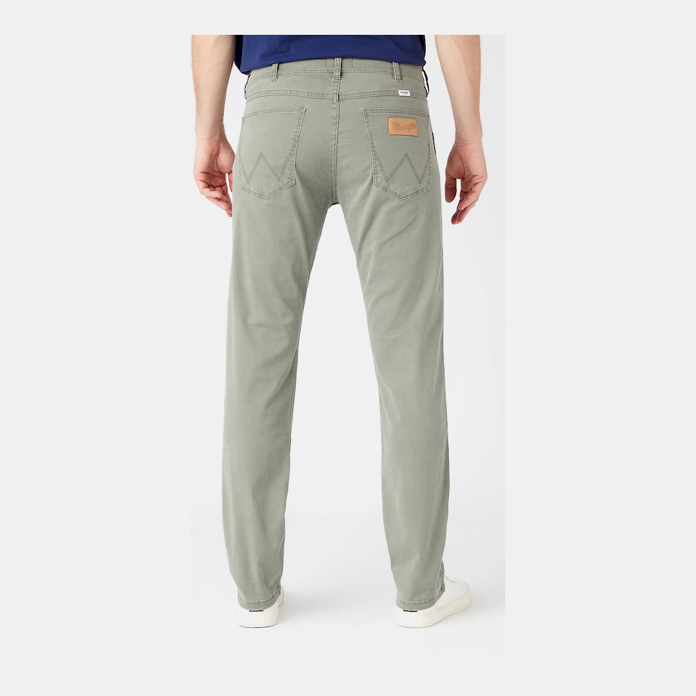 Wrangler Calcas Trousers W15qy665m Olive Olive Shot4