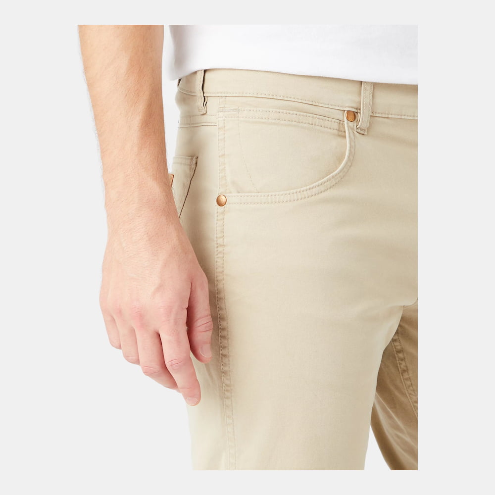Wrangler Calcas Trousers W15qy6c06 Beige Beige Shot4