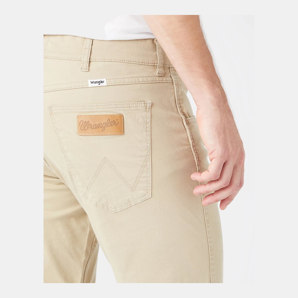 Wrangler Calcas Trousers W15qy6c06 Beige Beige Shot5
