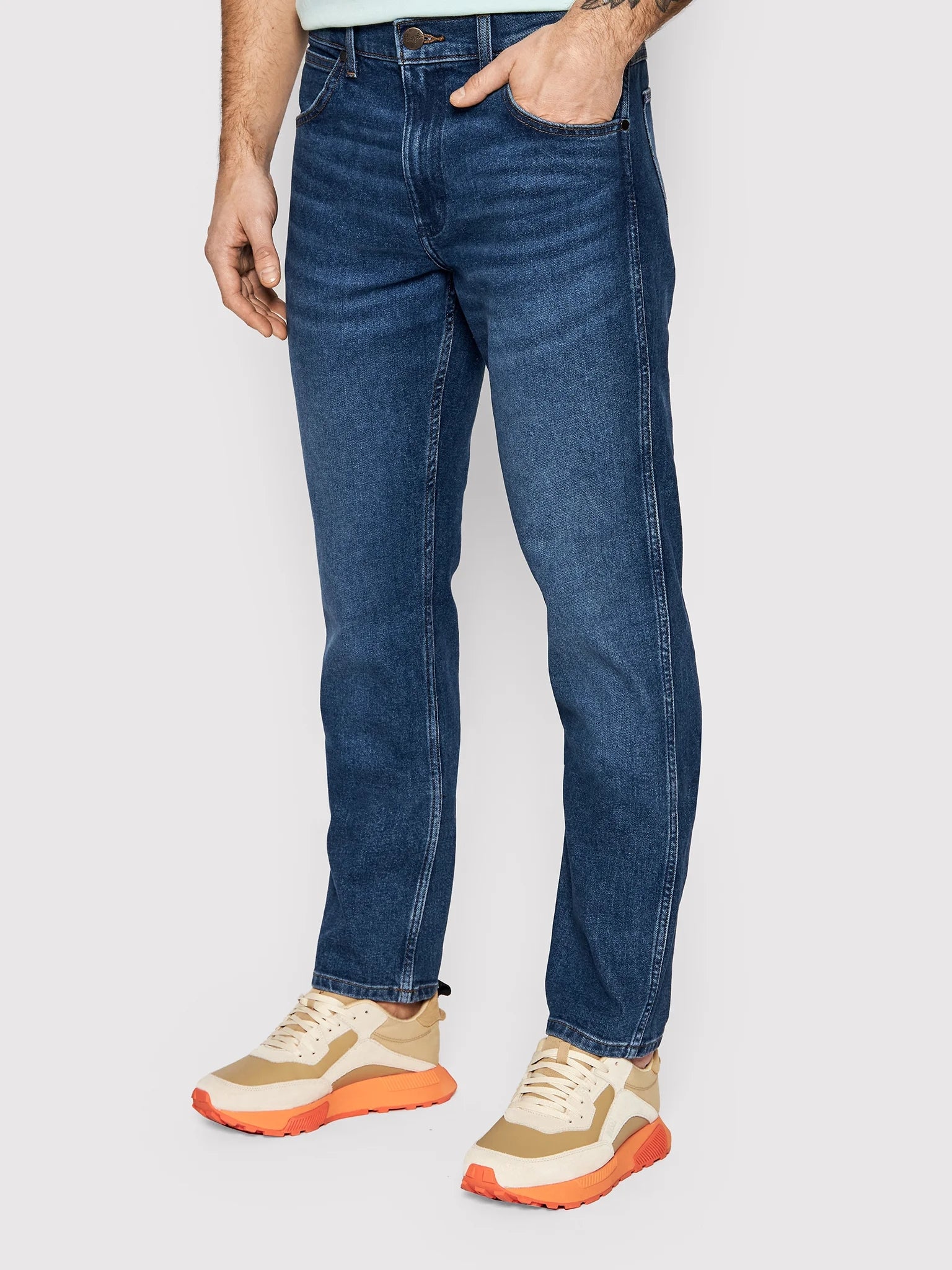 Wrangler Calcas Trousers W15qyl31q Blue Denim Denim_shot3