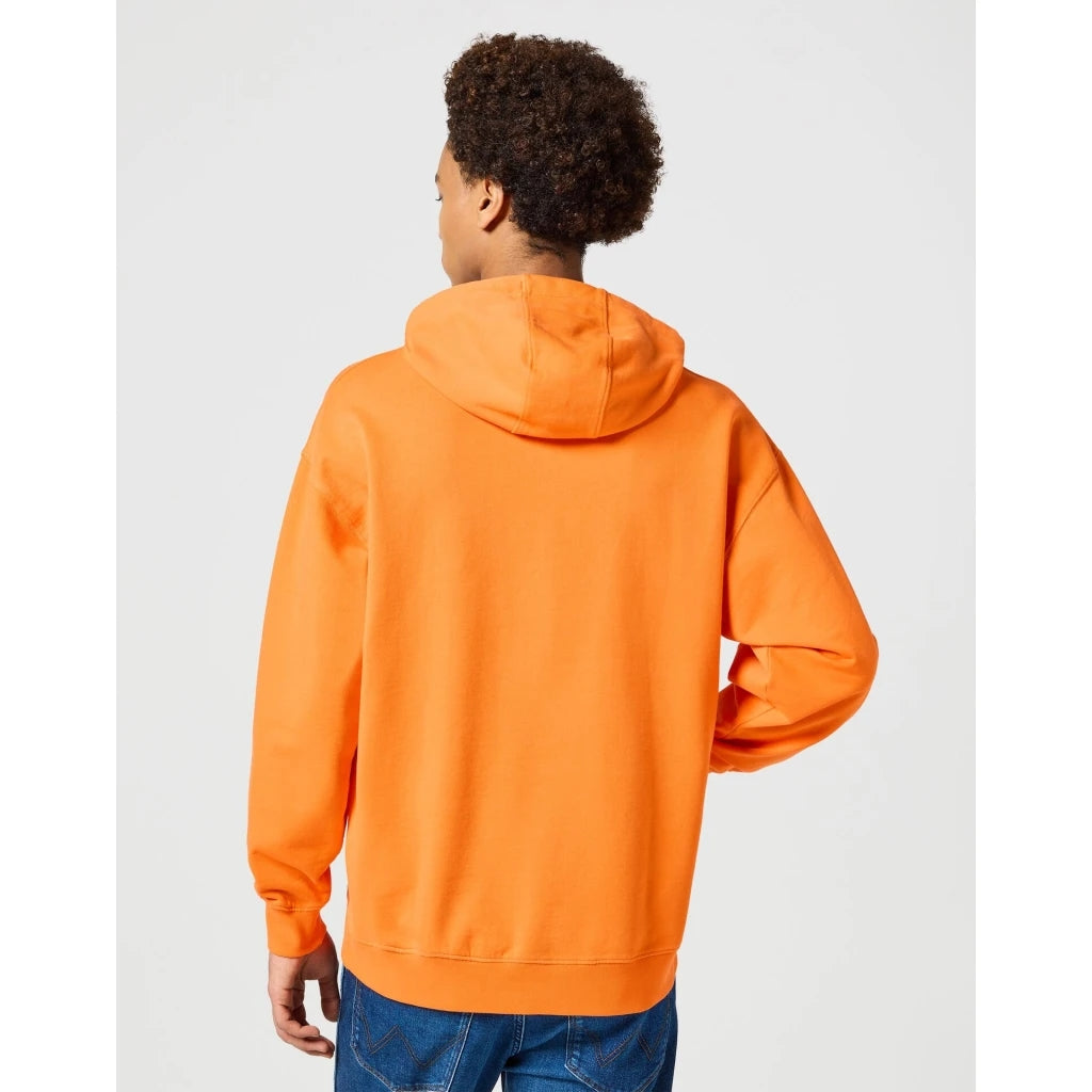 Wrangler Camisola Hoodie Hoodie Caseyj Orange Laranja_shot3