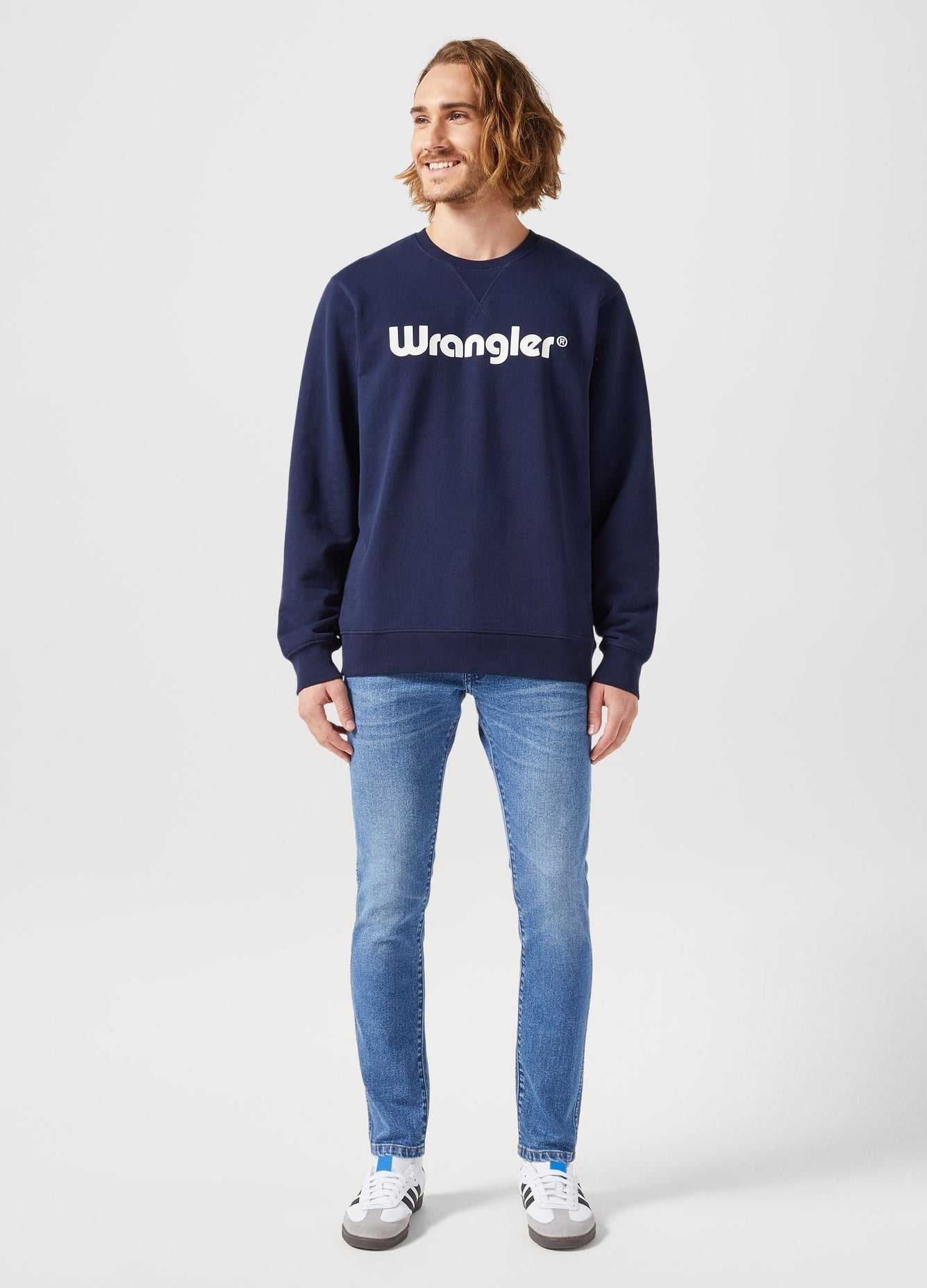 Wrangler Camisola Sweat Sweat Logo Navy Navy_shot4
