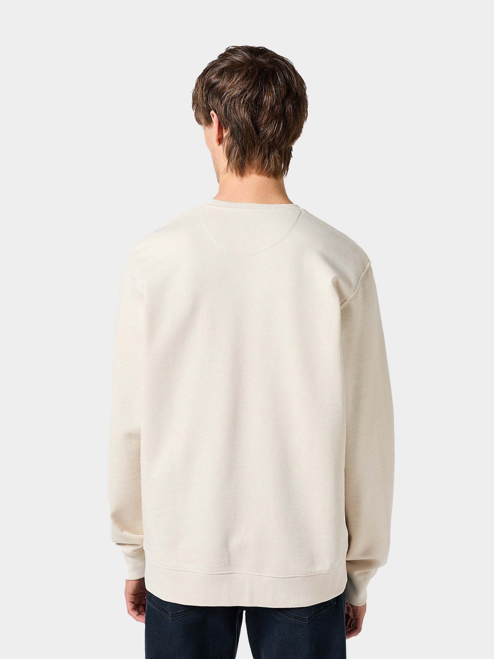 Wrangler Camisola Sweat Sweat Logo White Branco_shot1