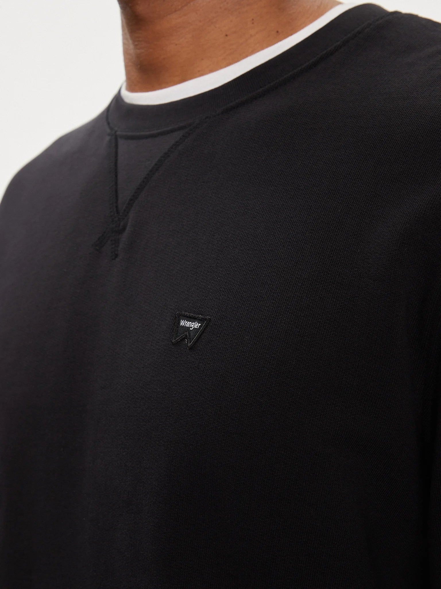 Wrangler Camisola Sweat Sweat Signoff Black Preto_shot1