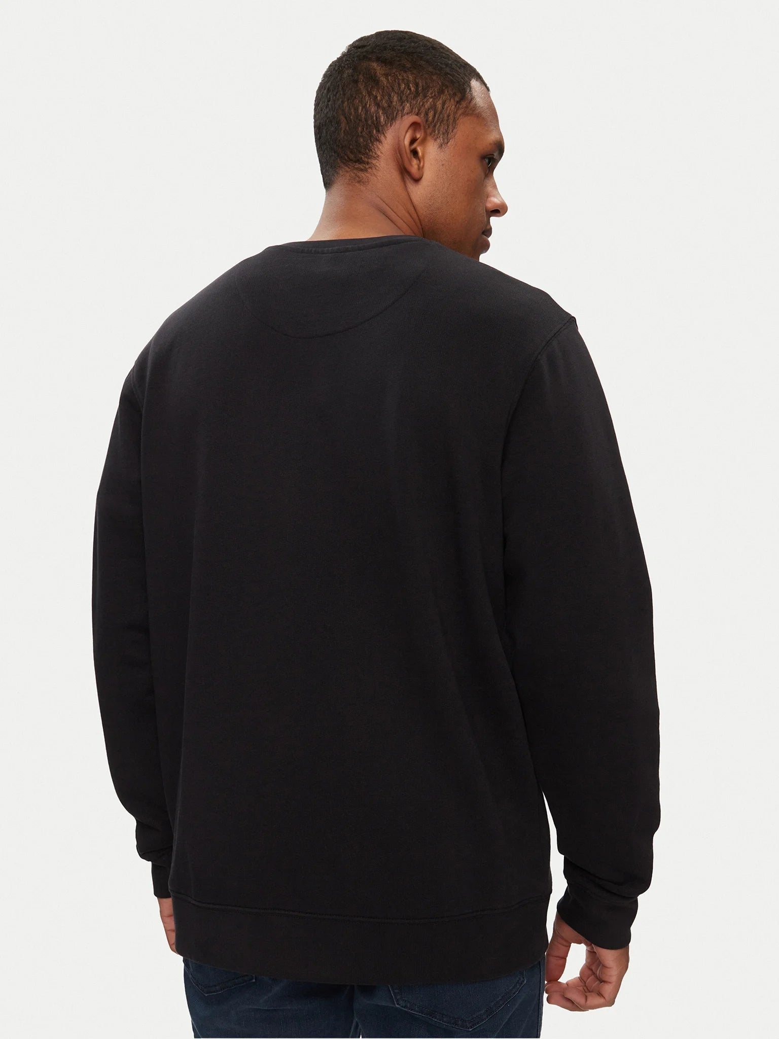 Wrangler Camisola Sweat Sweat Signoff Black Preto_shot2