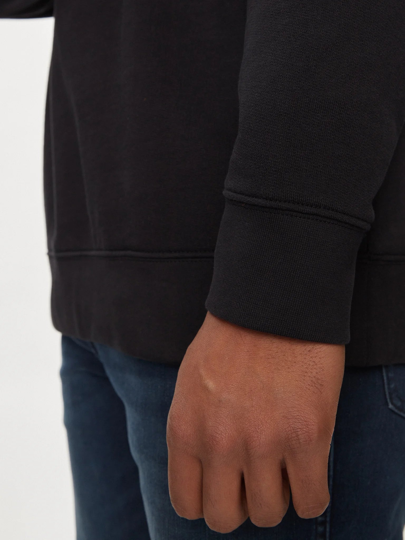 Wrangler Camisola Sweat Sweat Signoff Black Preto_shot3