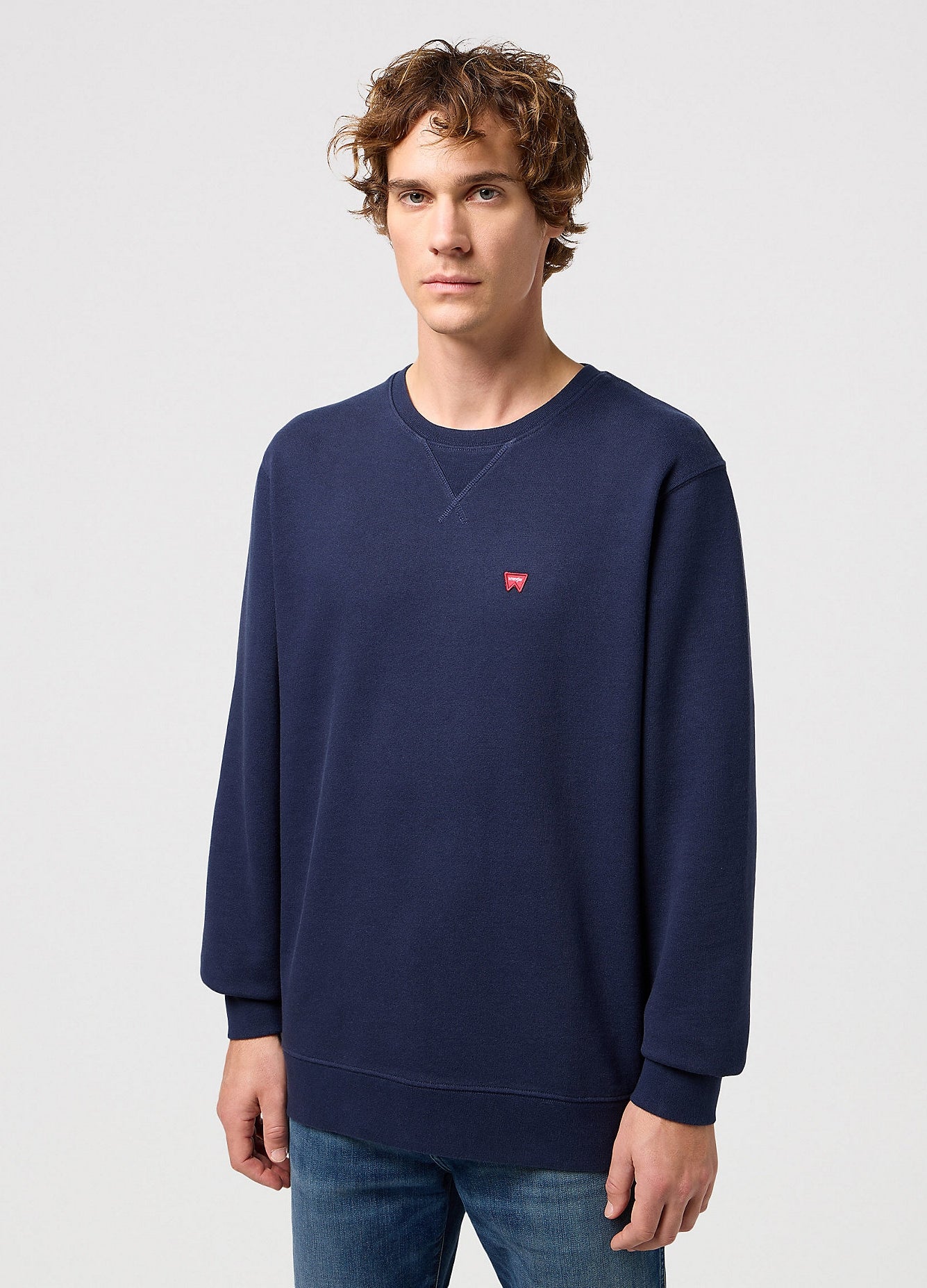 Wrangler Camisola Sweat Sweat Signoff Navy Navy_shot4