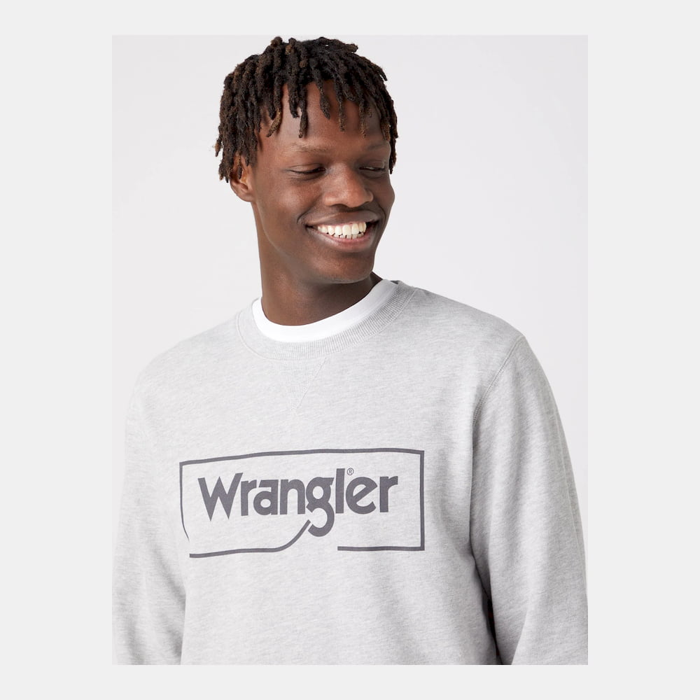 Wrangler Camisola Sweat W662ha Grey Cinza Shot4