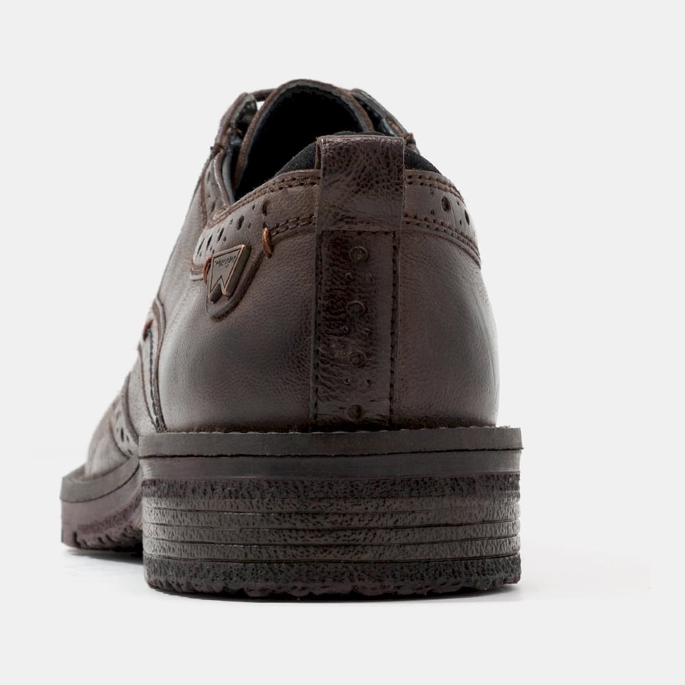 Wrangler Sapatos Shoes Brogueboogie Dk.brown Castanho Escuro Shot10