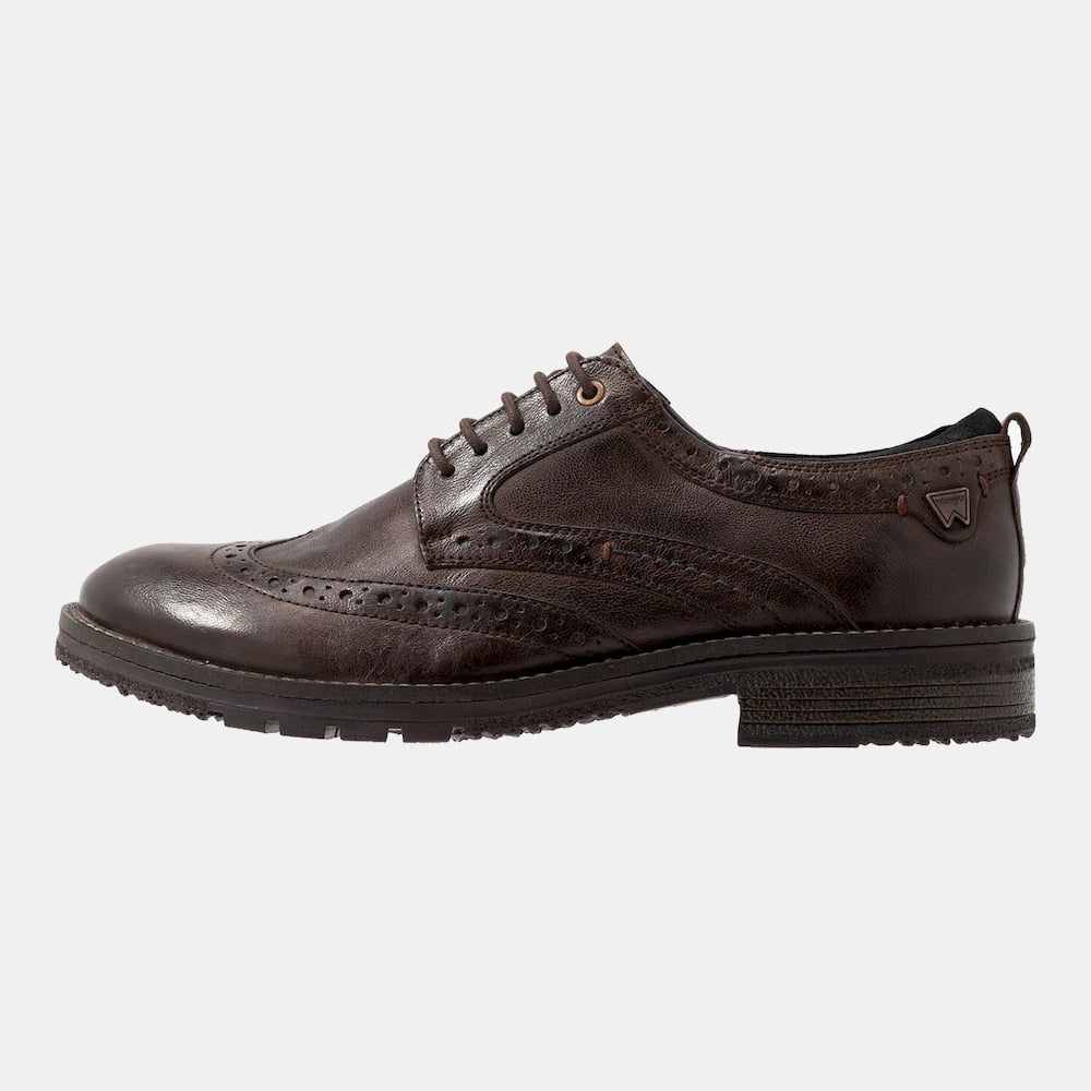 Wrangler Sapatos Shoes Brogueboogie Dk.brown Castanho Escuro Shot2