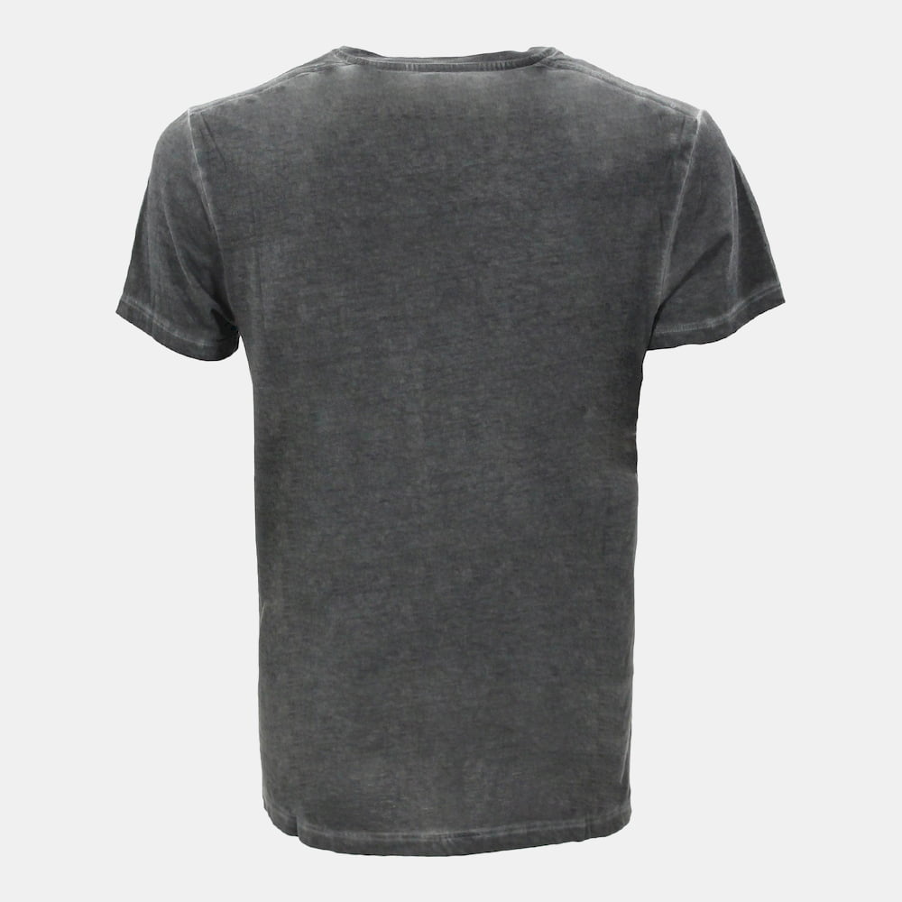 Wrangler T Shirt W7a64fq2d Dk.grey Cinza Escuro Shot4