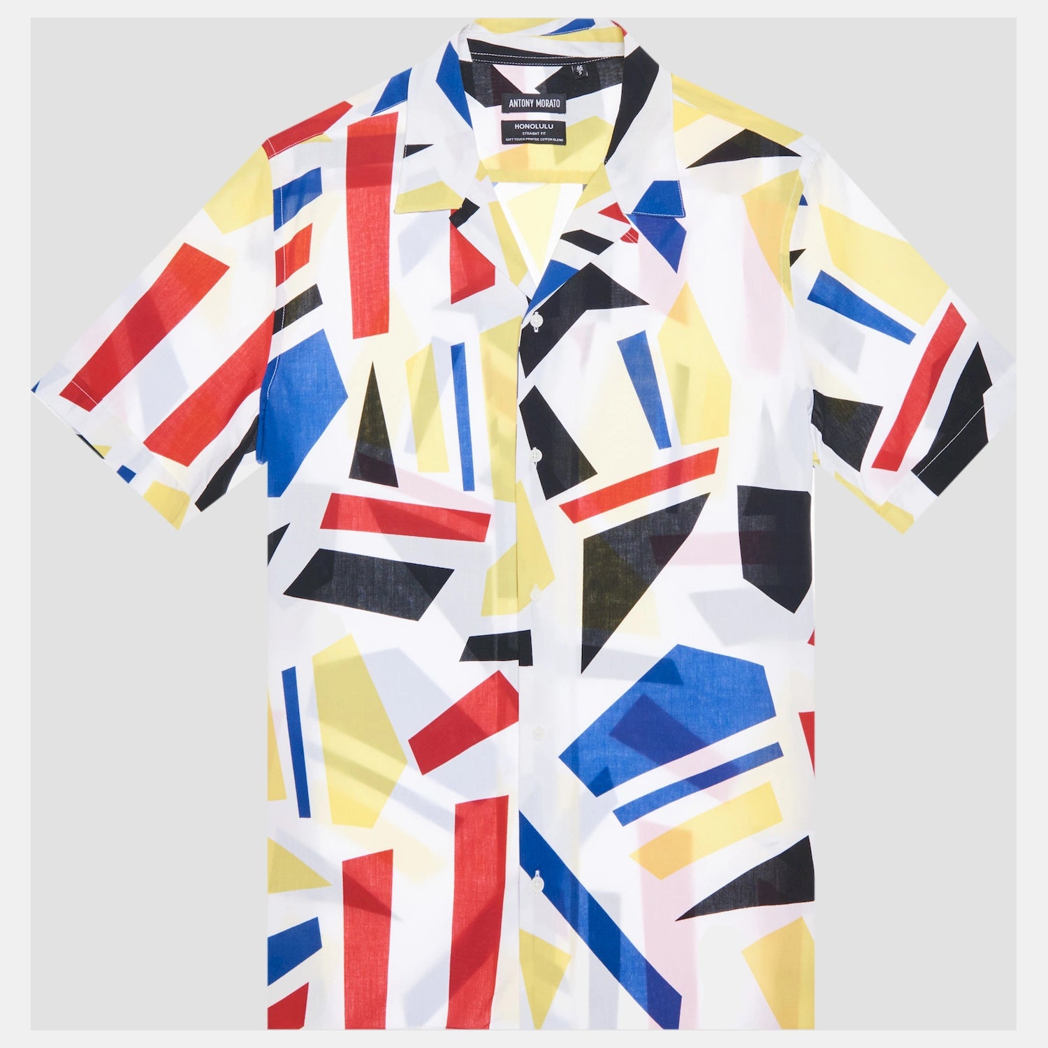 Antony Morato Camisa Shirt Mmss00171 White Mult Branco Multi_shot1