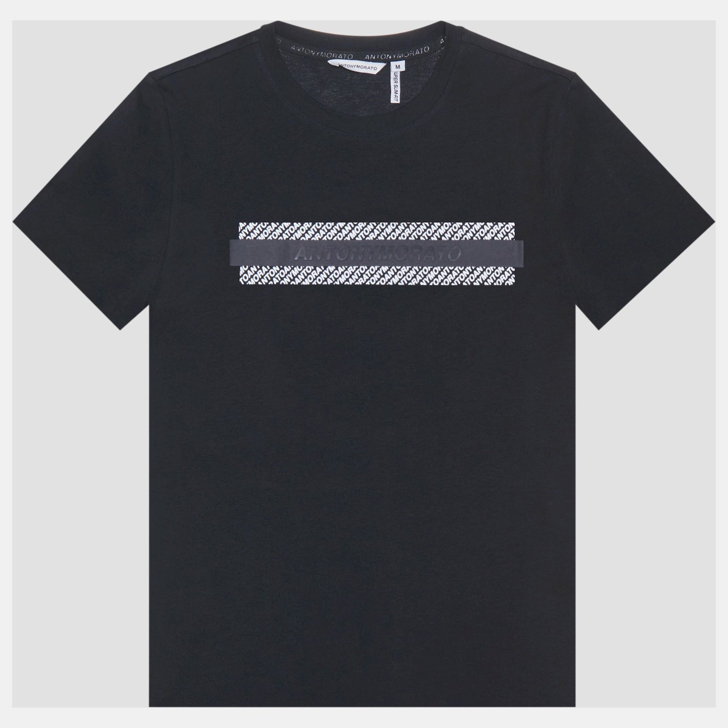Antony Morato T Shirt Mmks02235 Black Preto_shot4