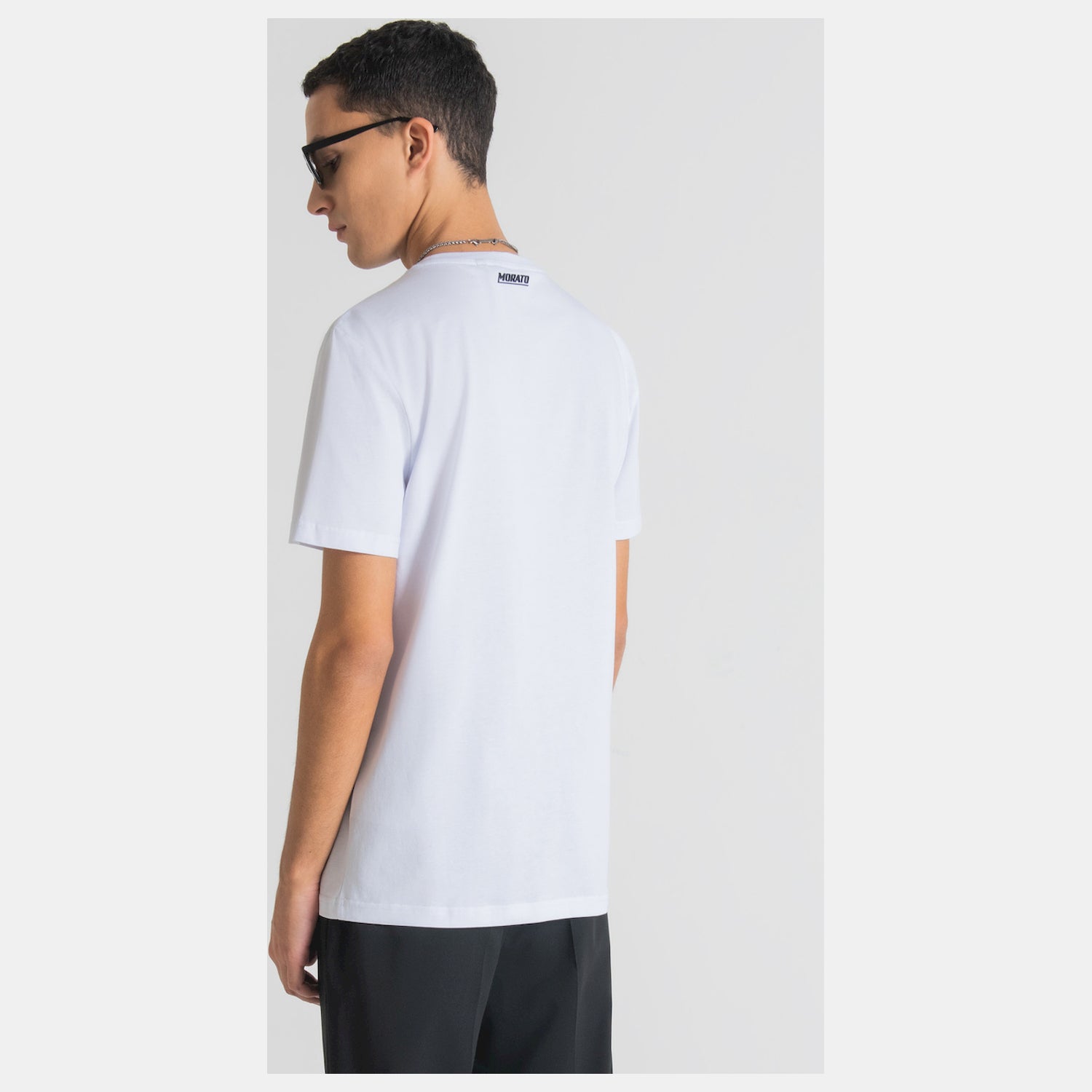 Antony Morato T Shirt Mmks02290 White Branco_shot2