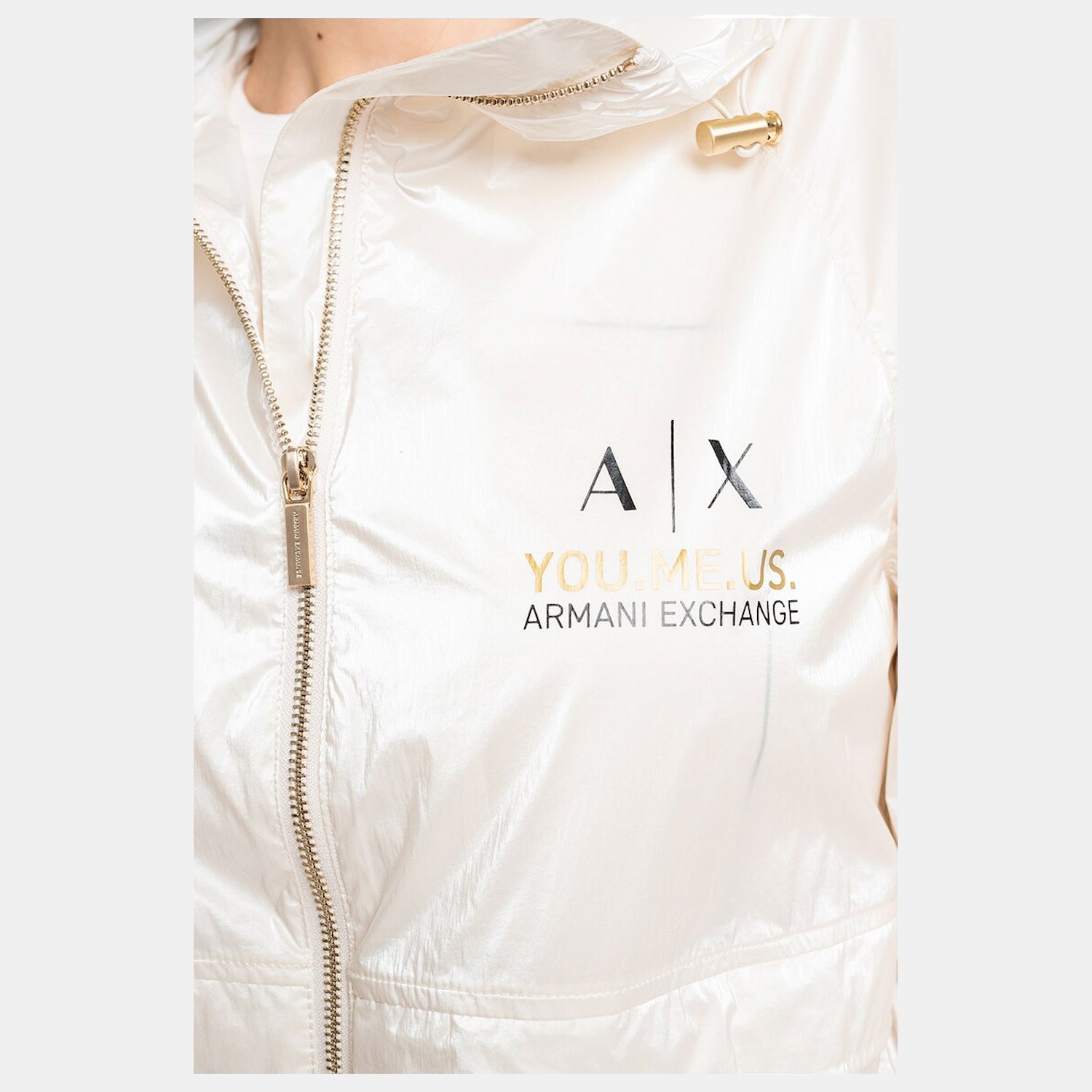 Armani Exchange Blusao Jackets 6lyb26 Yn3hz Pearl Whit Pérola_shot1