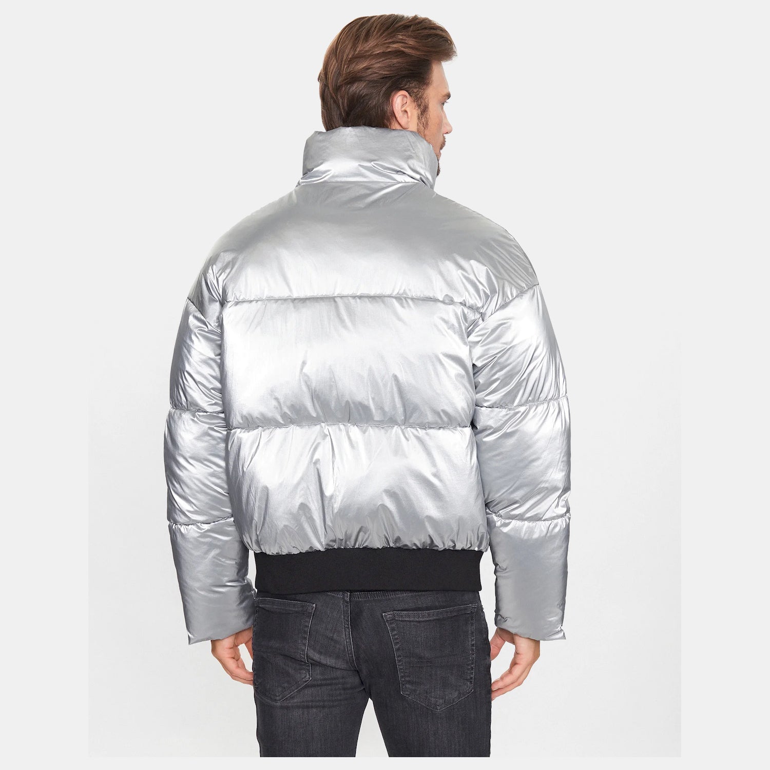 Armani Exchange Blusao Jackets 6rzb45 Znptz Silver Prata_shot1