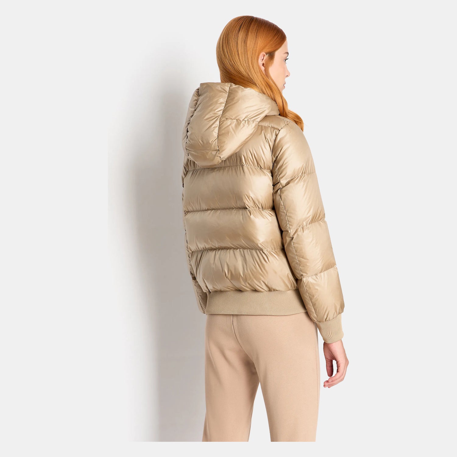 Armani Exchange Blusao Jackets 8nyb40 Ynynz Gold Dourado_shot1